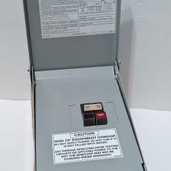 NIB Eaton & Watkins 230V / 50 Amp Subpanel 4 Circuit Breaker Box #301758