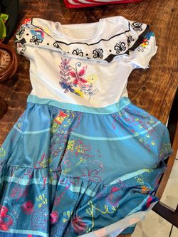 Disney Encanto Mirabel Girls Costume Dress