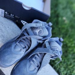  Air Jordan Retro 8s Cool Grey 6Y