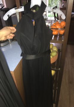 David's bridal black dress