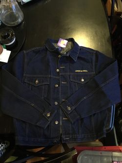 Size Large Cirque Du Soleil Denim Jacket New With Tags