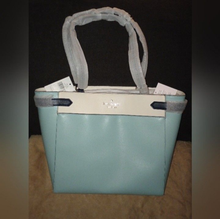 NWT Kate Spade Staci Color block laptop Tote