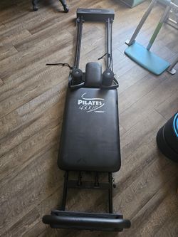 Home PILATES Reformer with rebounder