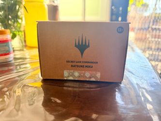 Hatsune Miku Secret Lair commander deck sealed new mtg