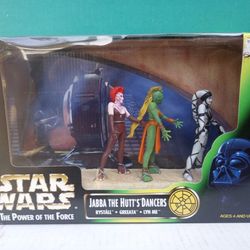 Star Wars Jabba The Hutt's Dancers MIP 1998