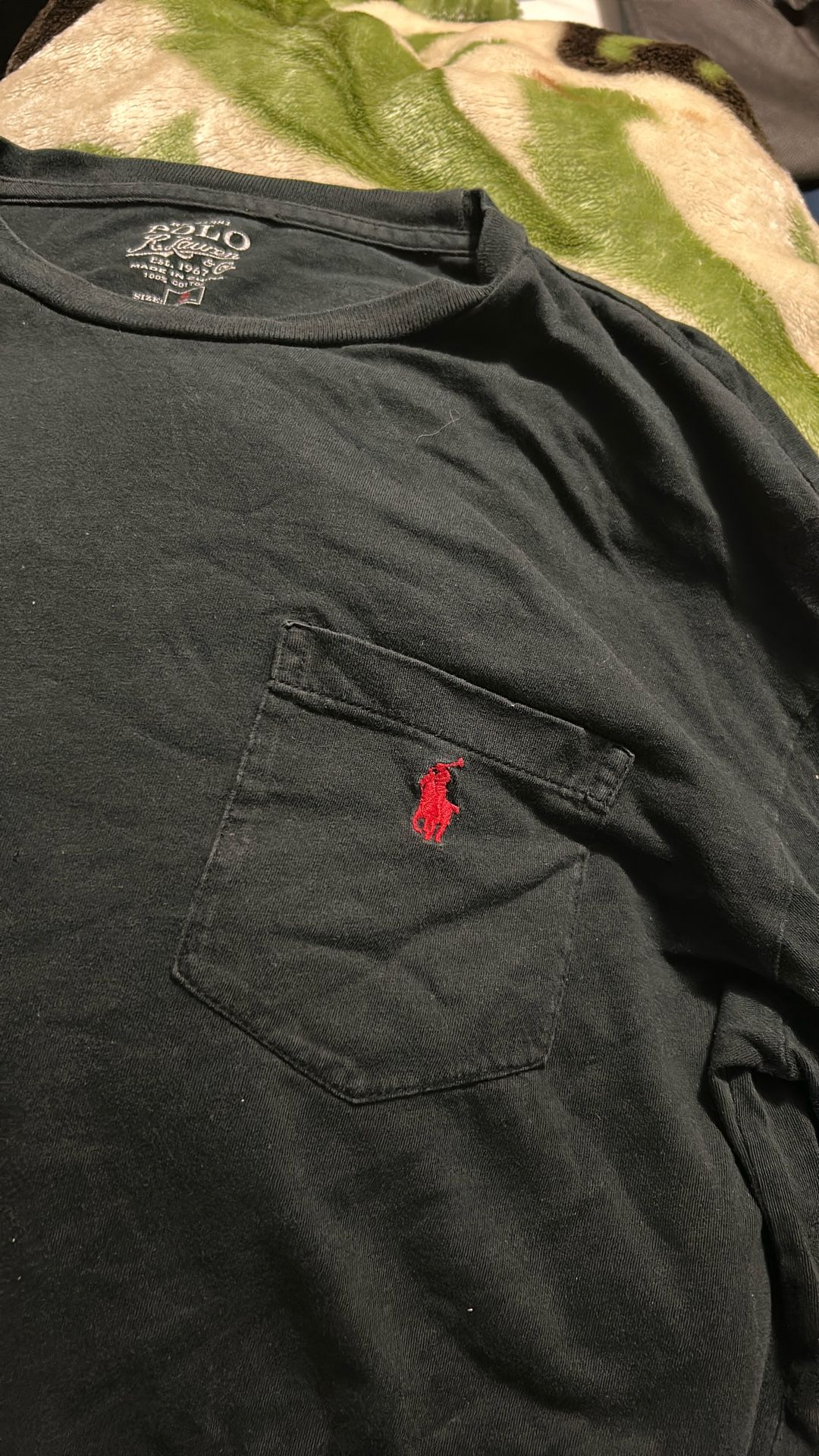 Ralph Lauren Polo Men’s Size Small Long Sleeve Polo Jersey