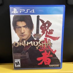 Onimusha Warlords for Sony PlayStation 4 PS4 video game console system Warlord Ninja