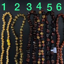 Amber Necklaces And Bracelets
