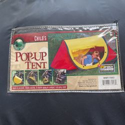 Child’s Pop-Up Tent With Carry Case