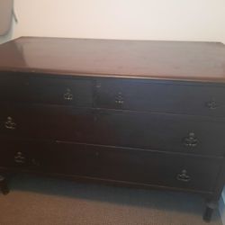 Antique Hardwood Dresser