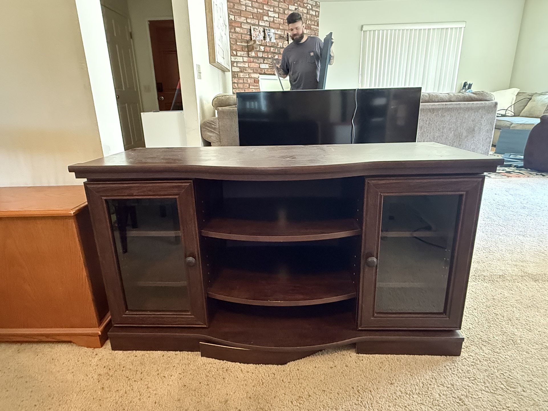 Wooden TV Stand