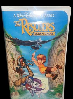 Disney Rescuers Down Under Vhs