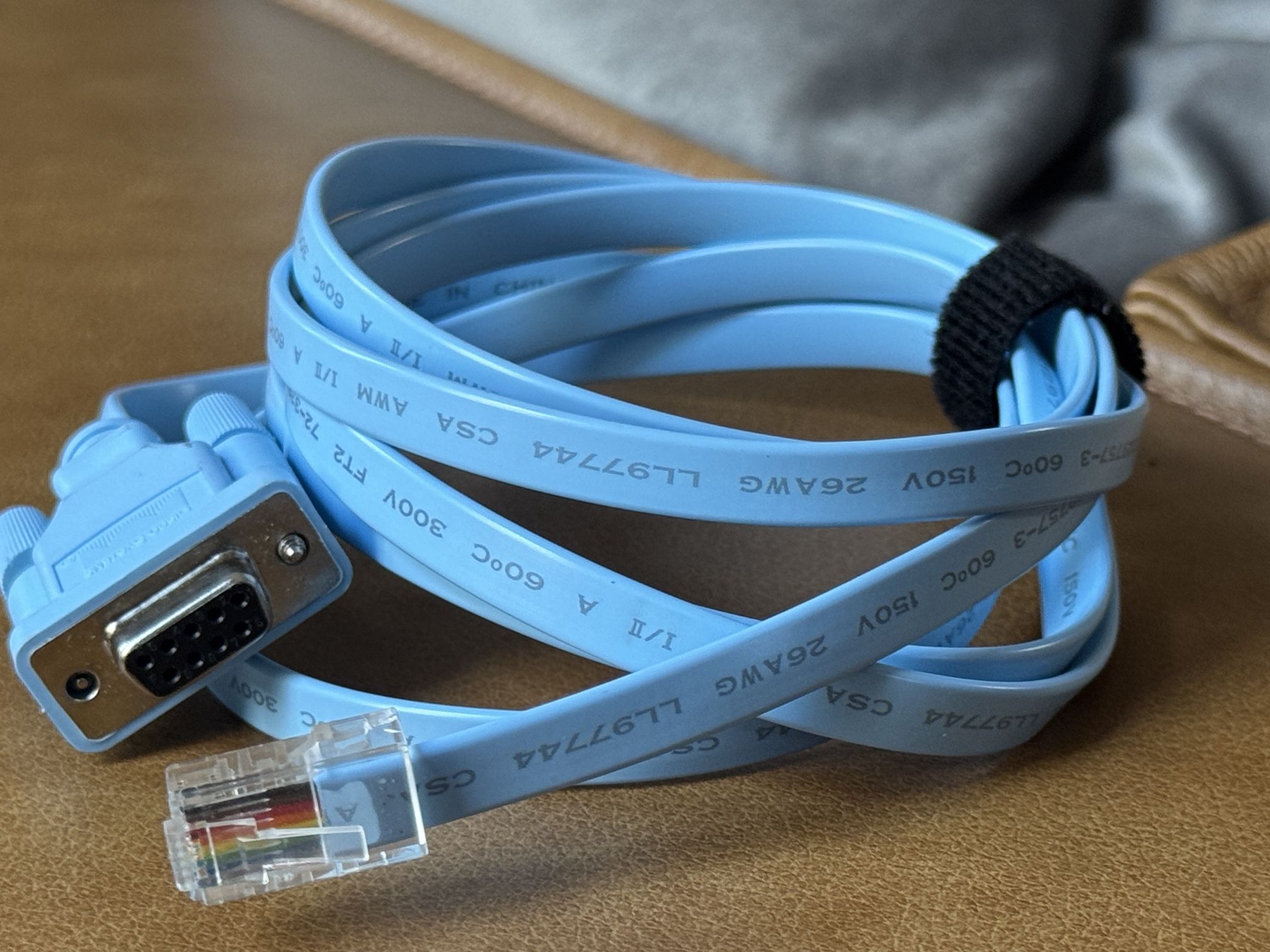 Cisco Console Cable RJ45 to DB9 F - $3