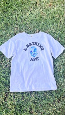 Blue and White Bape Tee