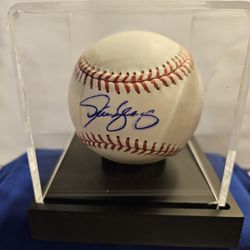 Dodgers STEVE YAGER Autograph Baseball 