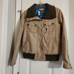 Brooklyn Industries Womens Plaid Jacket 