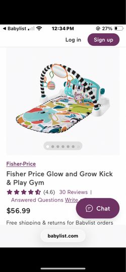 Glow grow and kick play gym
