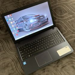 15.6"inch Intel Celeron Asus Laptop, 1TB HDD, 4GB RAM, HDMI, Inbuilt Bluetooth, Micro SD Card Reader And a WebCam.