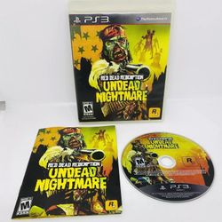 Red Dead Redemption Undead Nightmare (Sony PlayStation 3 2010) PS3 CIB w/ Manual