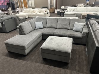 Gray Comfy Sectional 
