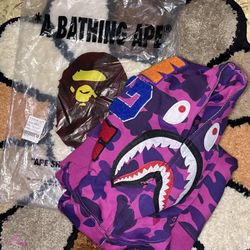 A Bathing Ape Purple Full Zip