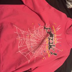 Pink Spider Hoodie 
