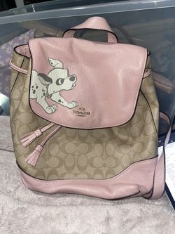 Disney X Coach 101 Dalmatians Drawstring Backpack 