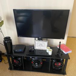 Tv And Radio And Table 