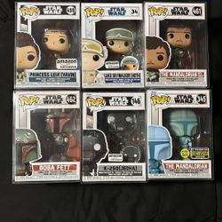 Starwars Funko Pops 