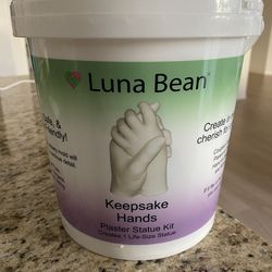 Luna Bean Keepsake Hands Plaster Statue Kit