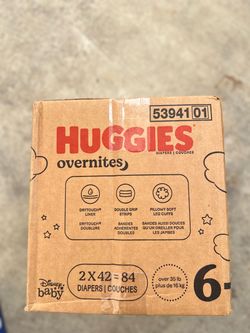 Huggies Overnites Size 6 Diapers 84 Count
