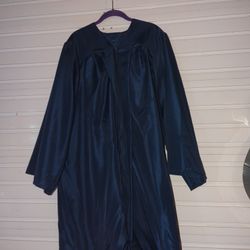 Blue Graduation Gown 