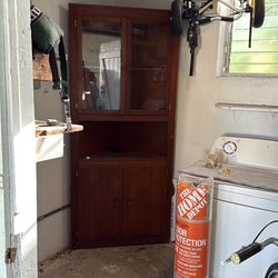 Vintage corner cabinet