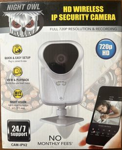 Night Owl Wi-Fi 4K IP Security Camera – White – Ultra HD Surveillance