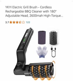 Electric Grill Brush – Cordless Rechargeable BBQ Cleaner – NEW
