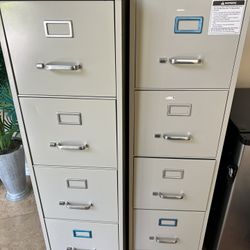 2 File Cabinets With Locks 