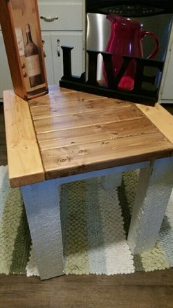 Reclaimed wood table