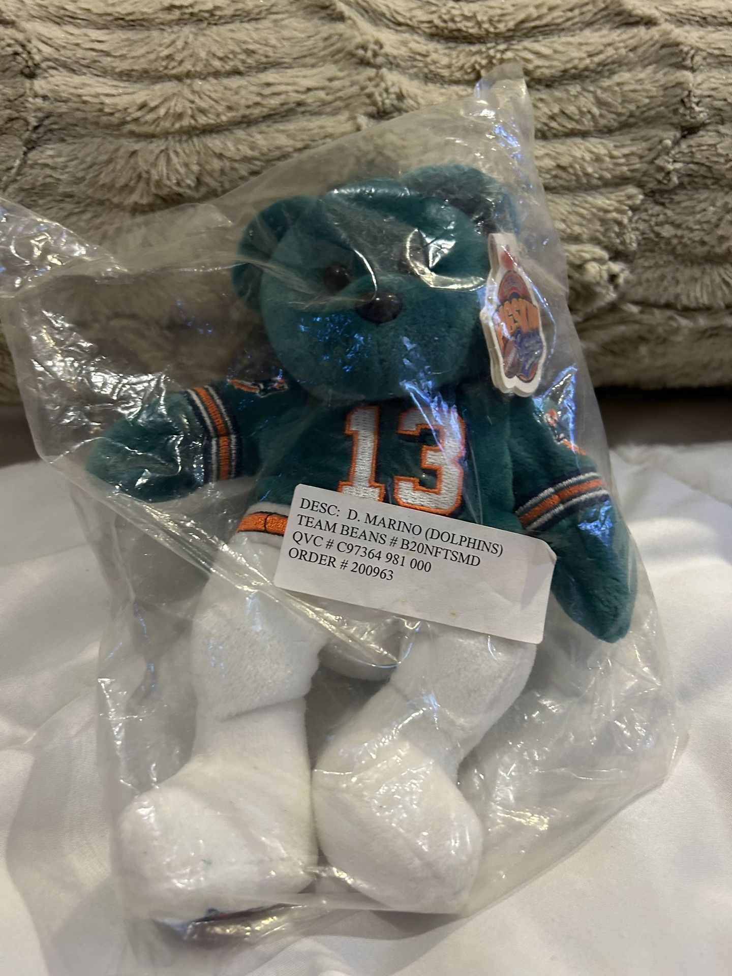 Dan Marino Collectible NFL Beanie Baby 