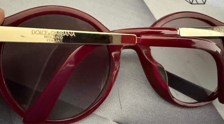 Dolce and Gabbana Women burgundy sunglasses