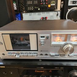 VTG SANYO RD-5300 STEREO CASSETTE SINGLE DECK SILVER FACE 