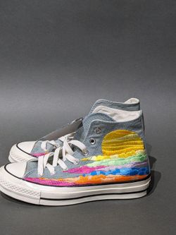 Mara Hoffman Canvas Painted Converse 