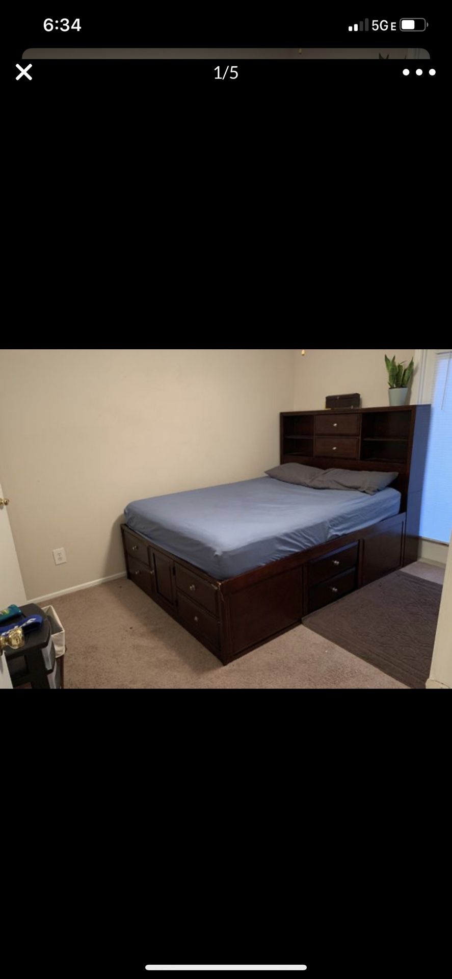 Queen Size Bed Frame w/ Drawers!!!
