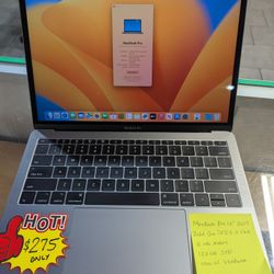 MacBook Pro 2017 13" Intel Core i5, 8gb Ram 128GB Storage macOS Monterey New Battery Charger. 