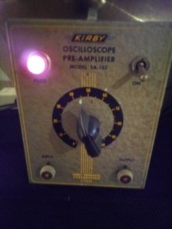 Kirby Oscilloscope Pre-Amplifier Model SA-103