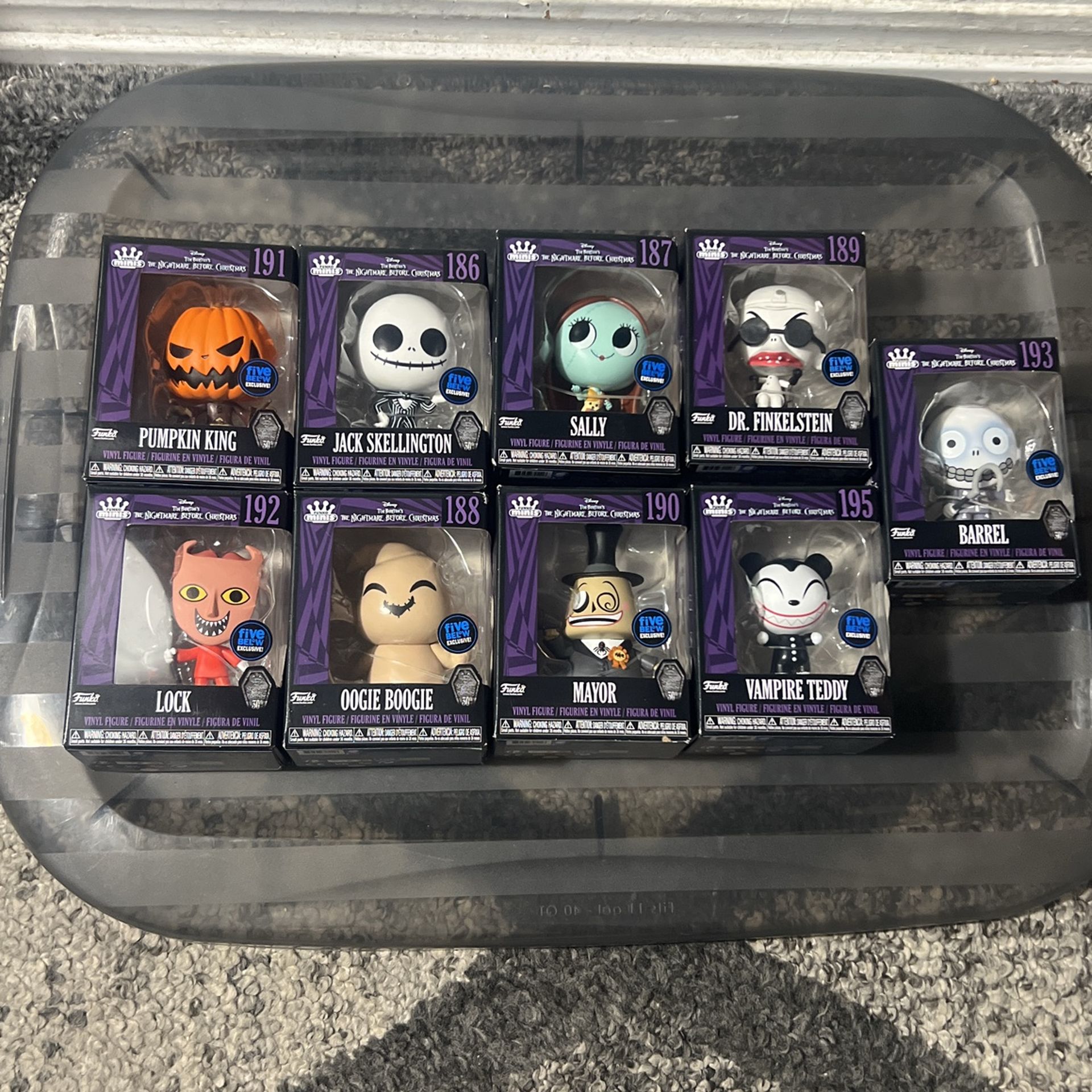 Nightmare Before Christmas Funko Minis