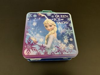 Disney Frozen Elsa mini lunchbox 5.75 x 2.5 x 5.75