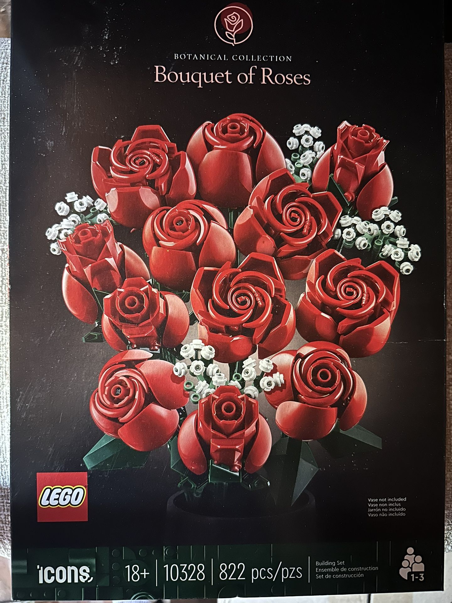 LEGO Botanicals Bouquet of Roses Artificial Flowers Building Sets 10328