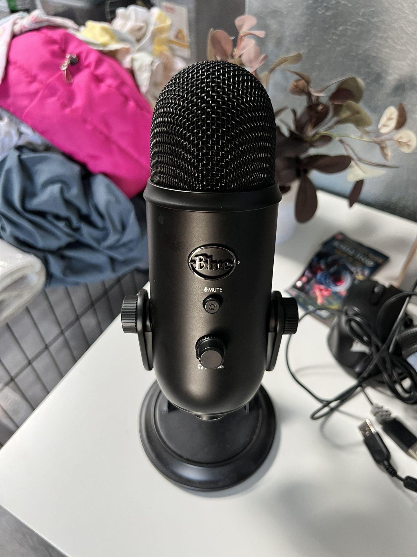 Blue Yeti Microphone/ Logitech Webcam
