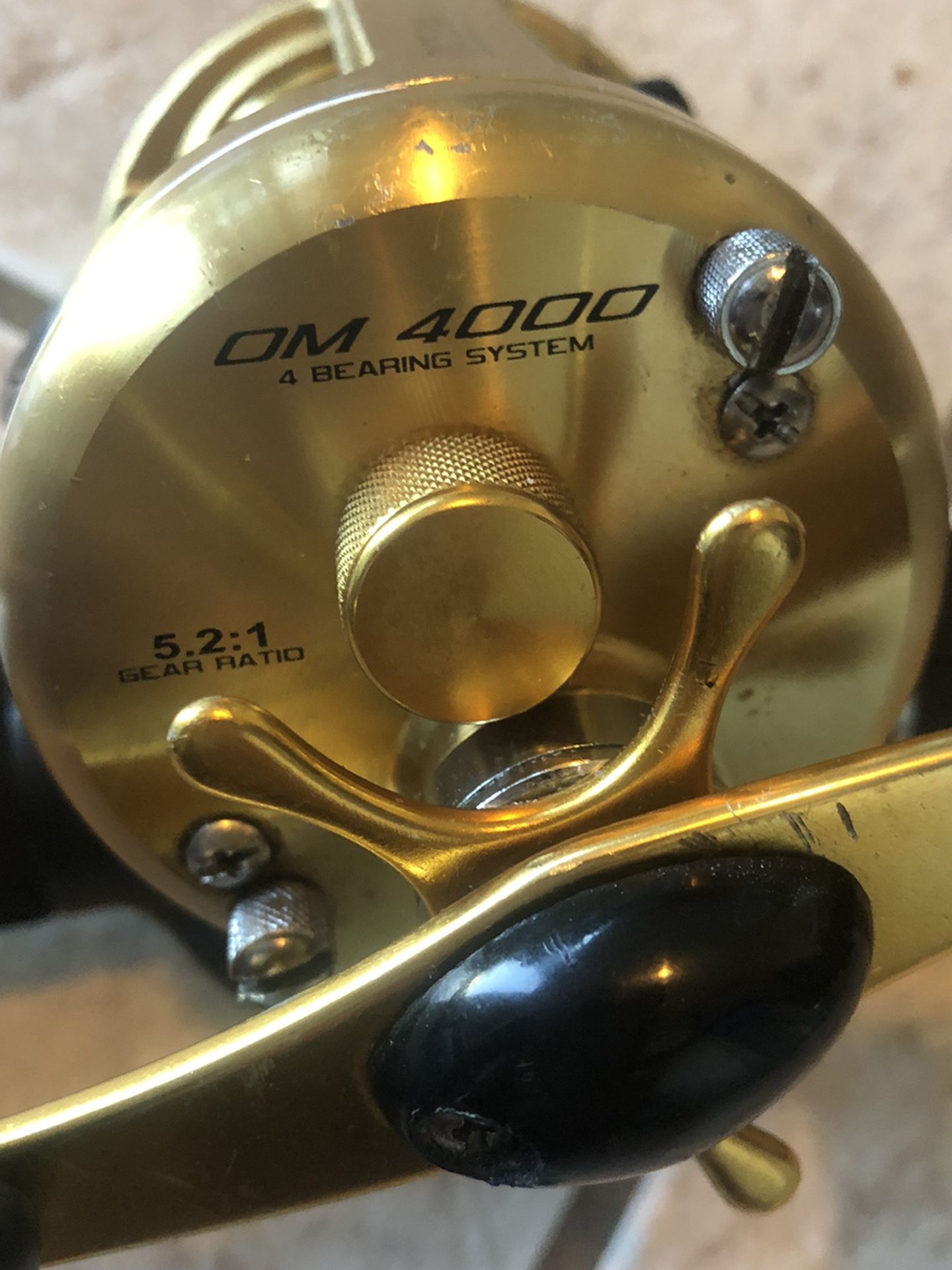 OM 4000 reel with 7” Ugly Stick