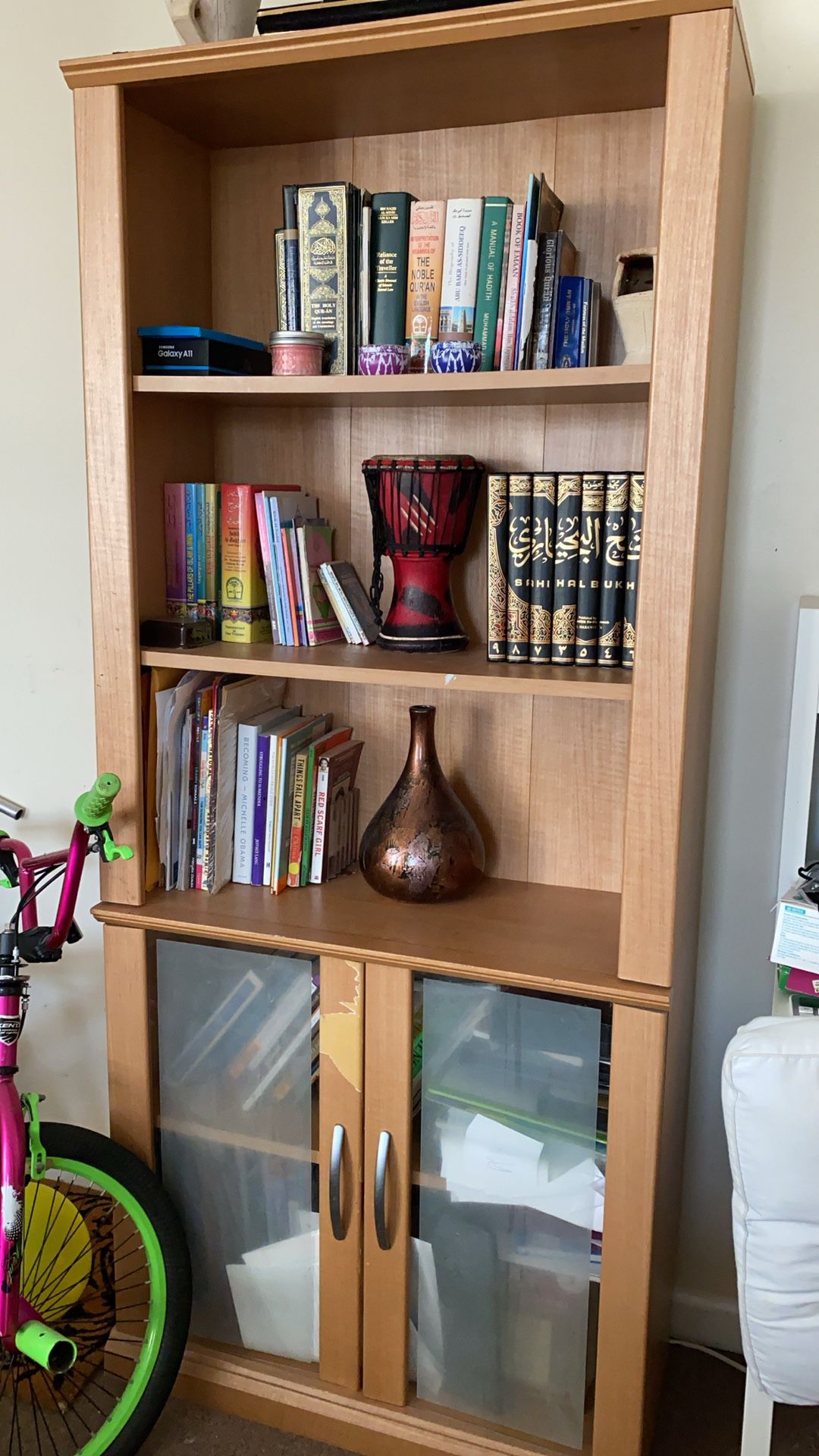 Wooden Book shelf & Display Case